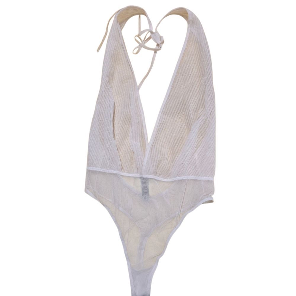 Victorias Secret Sheer Halter Bodysuit Size Xs